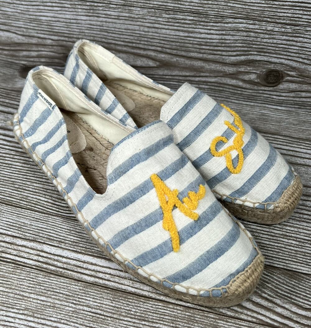 Soludos For Le Meridien Au Solei Espadrilles Platform Slip on Shoes Size 8.5